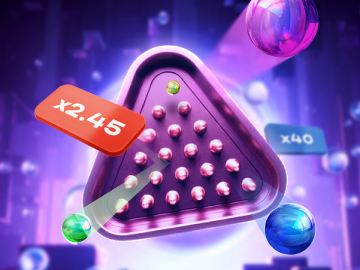 Plinko गेम स्क्रीन